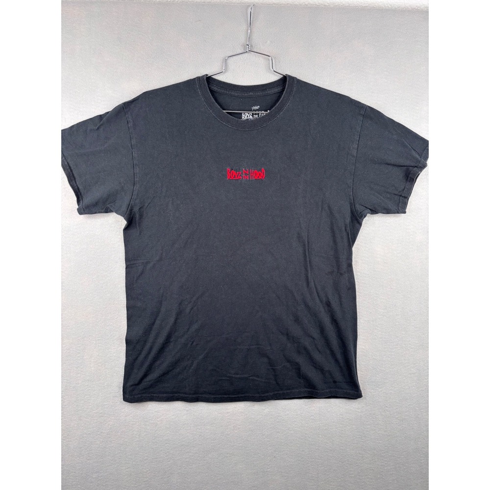 Philcos Boyz N The Hood Mens Black Embroidered Graphic T-Shirt Large L 2021